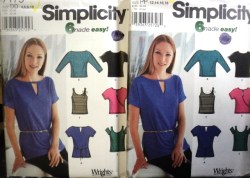 7175  Simplicity SLEEVES OR NOT EZ CUTEST KNIT TOPS PATTERN 4-10   uncut